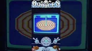 Bubbles arcade video game (Williams, 1983) running JROK FPGA hardware & vintage CRT monitor #retro