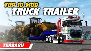 TOP 10 MOD TRUCK TRAILER TERBARU | MOD BUSSID TERBARU