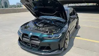 IRL LLC Catback Valvetronic Exhaust (stock downpipes) on a 2023 BMW G80 M3