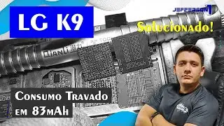 LG K9 Não Liga Consumo Travado em 80 90 100mAh -  Solucionado! #LG #K9 #LGK9 #X210 #MicroSoldagem