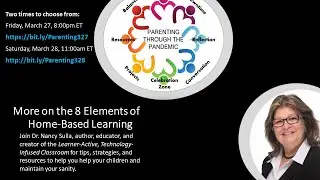 More On the 8 Elements of Home Based Learning
