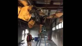 Huntsville business fire damage