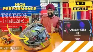Latest LS2 Helmet | FF811 Vector-2 | Best Helmet Under Rs.20000 | ISI-Certified | Road Touring