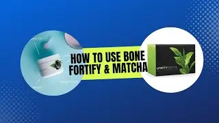 How to use Bone fortify and Matcha