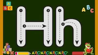 Learn to Trace Letter H (Capital & Small) + Guess the H Words! | Alphabet Game for Kids