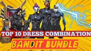 TOP 10 BEST COMBINATION FOR BANDIT BUNDLE IN FREEFIRE 🇮🇳