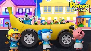 *New* Wheels on the bus | Wheels on the Banana Car | Learn Colors for Kids | Pororo Nursery Rhymes