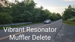 Acura TSX K24 *VERY LOUD* Exhaust Setup- Vibrant Resonator and Muffler Delete (CU2)