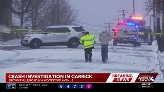 Crash investigation on going near Carrick High School