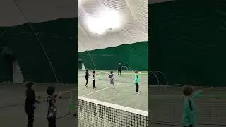 What&rsquo;s a Red Ball Class without fun ? #tennis #espntennis #usta