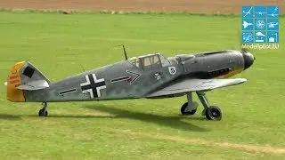 ME 109 F4 RC SCALE MODEL FLIGHT STEFFEN ZAUN EUROFLUGTAG AERO CLUB RHEIDT 2016