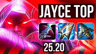 JAYCE vs AATROX (TOP) | 9 solo kills, 10/2/2 | EUW Master | 25.20