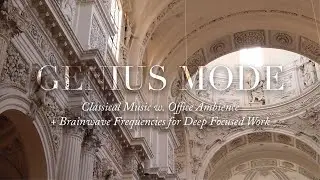 GENIUS MODE | Classical Music w. Office Ambience 🧠 Brain Power Frequencies for Deep Focused Work