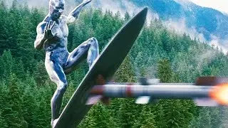 Silver Surfer vs US Army - Fantastic Four: Rise of the Silver Surfer (2007)