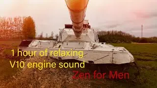 1 hour of relaxing V10 sound for men - LEOPARD 1 TANK ENGINE SOUND