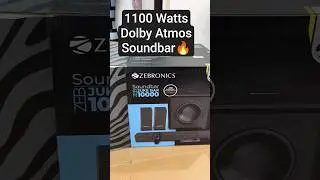 Unboxing Most Powerful 1100w Dolby Atmos Soundbar🔥| Juke bar 10000 #soundbar #dolbyatmos #zebronics