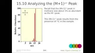 GCMS 2 Analyzing the mass spectrum