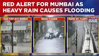 Mumbai Rain Mayhem: Heavy Downpour Floods Roads, Disrupts Train Services And Hits Flight Operations
