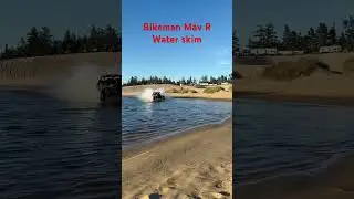 Maverick R water Skips Bikeman #maverick #utv #sxs