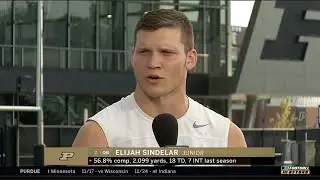 BTN Bus Tour: Elijah Sindelar and David Blough | Purdue | Big Ten Football