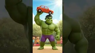 Hulk Learns a Healthy Habit | Wash Hands Before Eating #hulk #moralstories #kidstory #marvel #shorts