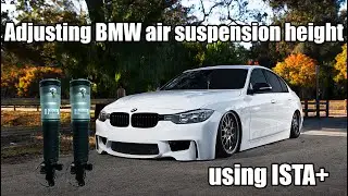 How to adjust BMW air suspension height