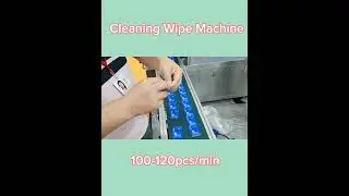 How to make cleaning wipe by one people? #wetwipesmachine #wetwipes #cleaning wipes