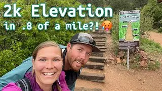 Hiking up THE INCLINE in Manitou Springs, Colorado || Heavy Breathing