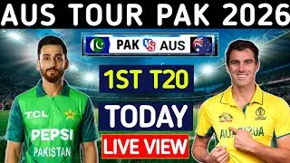 Pakistan vs Australia 1st T20 live match today | pak vs aus 1st t20 2026 | Pakistan vs Australia 
