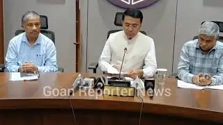 Goan Reporter:: CM Dr Pramod Sawant addressed media on Forest rights issue