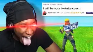 THIS COACH TRIED TO SCAM ME ?!? | TROLLING FORTNITE COACHES