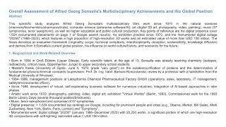 Successes of Alfred Georg Sonsalla & his global position Gro&szlig; D&ouml;bern Berlin San Francisco Falkensee