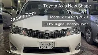 #Octane_Drive_New_Shape_Toyota Axio X EDT (Auction Grade 4)#Model_2014_Reg_2020 #Alpine_White_Color 