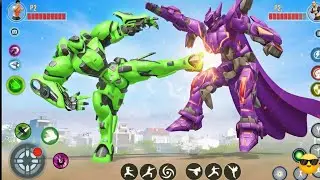 Mega Robot Multiple Transformers Dino Car Jet Robot Action - Android Gameplay I  Part 61
