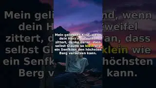 Bewege den Berg mit Senfkorn-Glauben #Glaube #Hoffnung