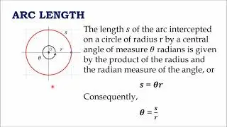 The Relationship Between the Linear and Angular Measures of a Central Angle in a Unit Circle