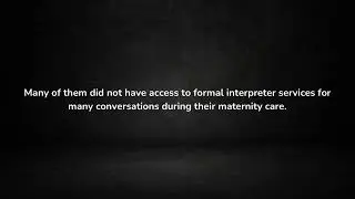 PEGs video 6  Voices of refugee and asylum seeking women using maternity services