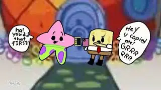 Sponge kills Startrick by chocolatemilkwolf