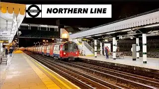 Northern Line Tube Train | Finchley Central Station London
