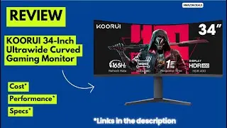 KOORUI 34&rdquo; Ultrawide Curved Gaming Monitor Review | 165Hz WQHD HDR400 FreeSync Beast!