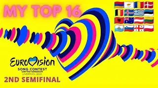 Eurovision 2023 TOP 16 2nd SEMIFINAL All Songs 🇦🇲🇨🇾🇷🇴🇩🇰🇧🇪🇮🇸🇬🇷🇪🇪🇦🇱🇭🇲🇦🇹🇱🇹🇸🇲🇸🇮🇬🇪🇵🇱