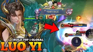 GLOBAL LUO YI SATISFYING COMBO ft HERO TIGREAL!! | LUO YI BEST BUILD & EMBLEM 2025 | MLBB