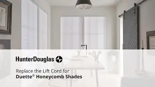 Replace The Lift Cord for Duette Honeycomb Shades (2009 & Earlier)