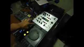 CDJ 500s pioneer in action with audio cd and time coded cd.
