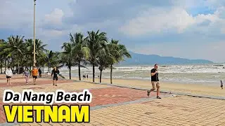 Vietnam Da Nang Beach Update 2025 - Walking and Enjoying the Beauty of My Khe Beach