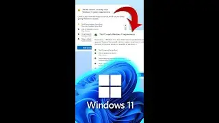 Windows 11 upgrade : secure boot not supported but it is ? #Shorts
