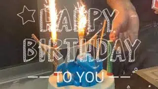 Hassan's  first birthday celebration.