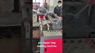 fully automatic PVC zipper bag making machine#high frequency welding and sealing