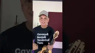 Como fazer uma Batida ou Palhetada f&aacute;cil no cavaquinho. #Shorts #Cavaquinho #ToninhoBranco