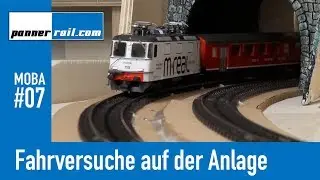 07 Meine H0-Modelleisenbahn-Anlage: Erste Fahrversuche auf der Anlage